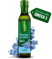 Kujawski LeinöL Kaltgepresst 250Ml - ÖL Aus Leinsamen - SpeiseöL Mit Omega 3
