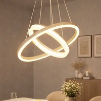 Pendelleuchte HäNgelampe Esszimmerleuchte Led Sand Weiß Klar HöHenverstellbar