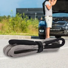 Grey Elasticity Recovery Rope Kit 15100lbs Long Towing Rope with Handbag
