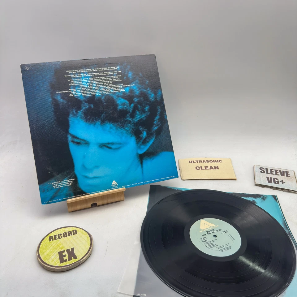Lou Reed- Rock And Roll Heart  EX/VG+  Ultrasonic Clean 1976 - Image 3 of 4