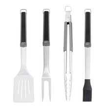 Expert Grill Grilling Accessories BBQ Grill Tools Set, 4 Pieces Stainless Steel