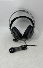 GameStop Black AUX USB Adjustable Mic Over The Ear Gaming Headset