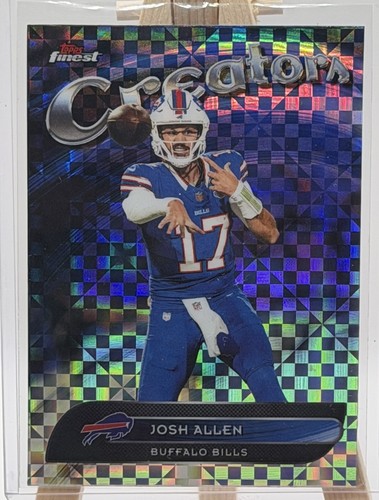 2025 Topps Finest - Creators Josh Allen #CR-4 X-Fractor Buffalo Bills