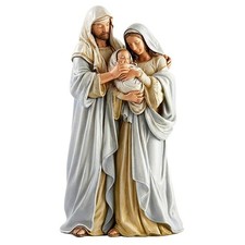 Avalon Gallery Joseph & Mary with Baby Jesus Christmas Nativity Figurine 12"