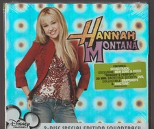 Hannah Montana 2-Disc Special Ed. Soundtrack CD MILEY CYRUS NEW SEALED + STICKER