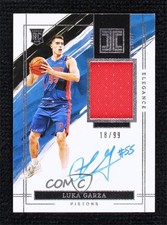 2021-22 Panini Impeccable Elegance Rookie Jersey 18/99 Luka Garza #138 Auto 14t3