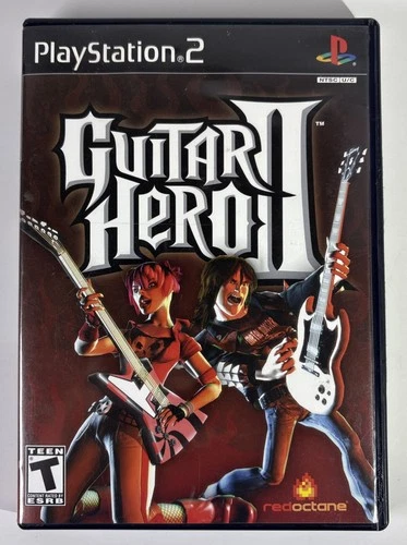 Guitar Hero II PS2 Sony PlayStation 2 2006 CIB Complete with Manual UN-tested