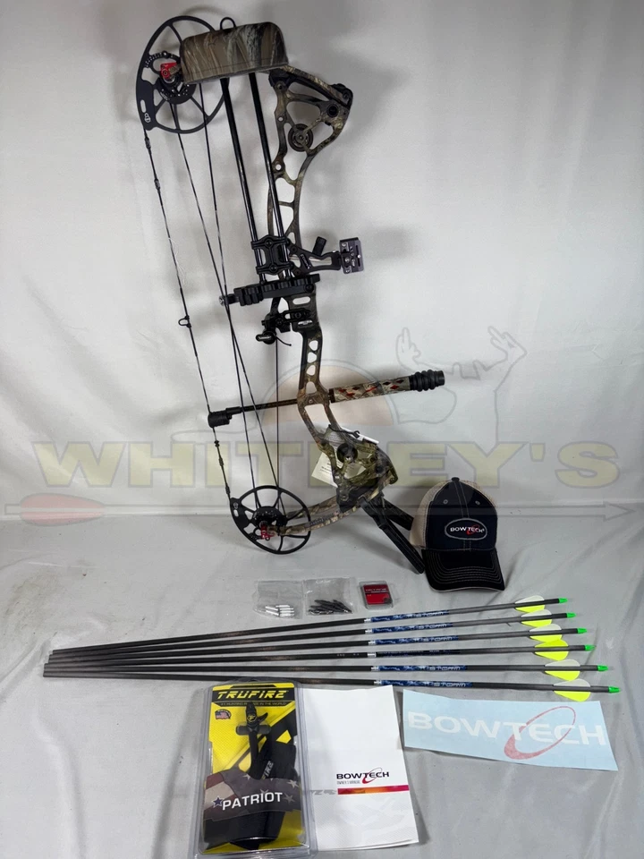 Bowtech CP28 - Right Hand - 60lbs - 24.5"-30" - Mossy Oak Breakup - Package - Image 2 of 2