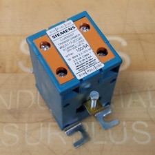 Siemens 4NC5117-2CC20 Window Type Current Transformer, 100/5A, 2.5 VA Class 1
