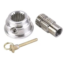Pin-Style Quick Release Aluminum Steering Wheel Hub, 5/8In Steel Shaft