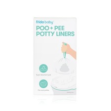 Frida Baby Poo Pee Potty Liners, Leak-Proof, Super-Absorbent Liners Potty