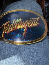 Ted Nugent Guitarist Singer Pacifica Vintage Belt Buckle