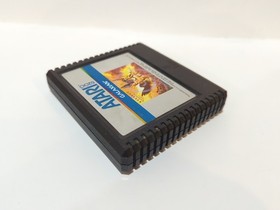 TESTED Galaxian (Atari 5200, 1982)  Cartridge, and overlay.