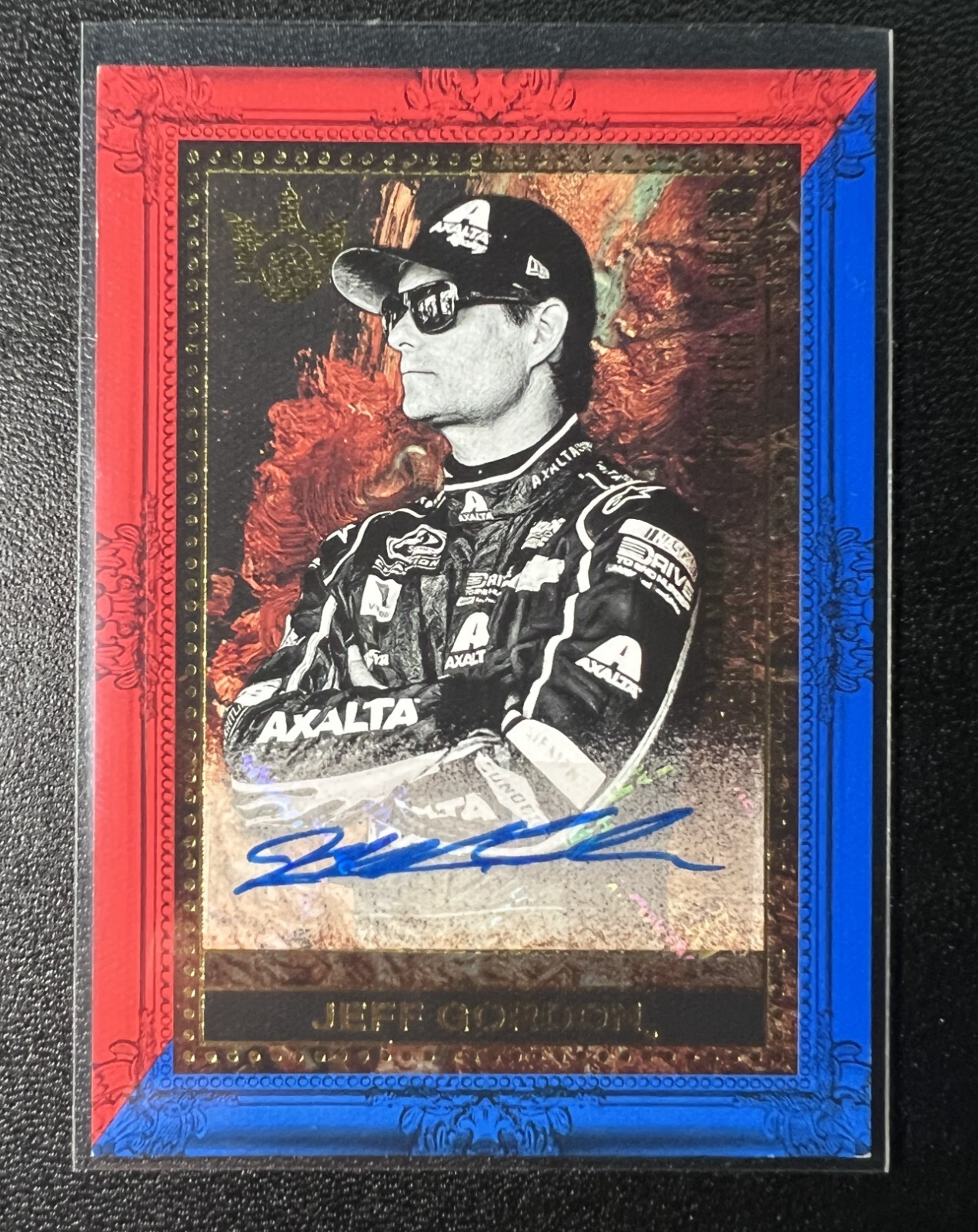 2026 Panini Track Kings JEFF GORDON Legacy Portrait Signatures Red/Blue Auto /49