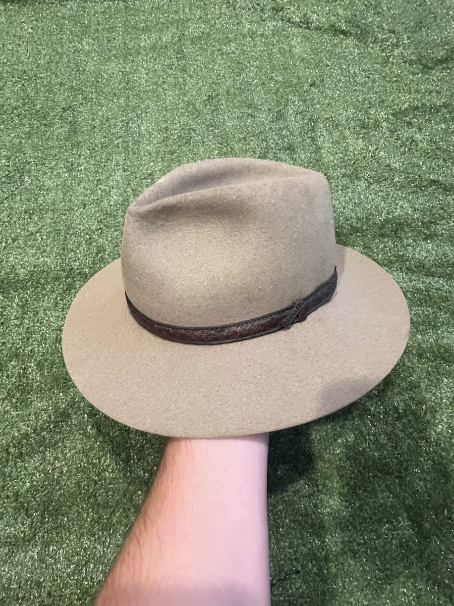 Akubra Coober Pedy Bush Hat in Santone Fawn Size 57