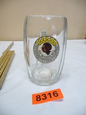 8316.        Alter Bierkrug Brauerei Tucher  Glas Bierkrug 0,5 L