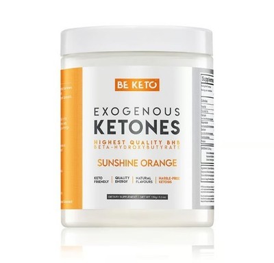 BE KETO Exogene Ketone BHB Sonneschein Orange 150g Gewichtskontrolle Ohne Koffe