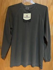 Woolrich Henley Shirt - Medium - Camo Green