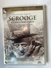 Scrooge A Christmas Carol Alastair Sim DVD Includes Colour Version New/Sealed
