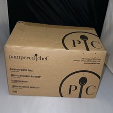 Retired Pampered Chef RockCrok 4 Qt Dutch Oven #3140 NEW IN BOX