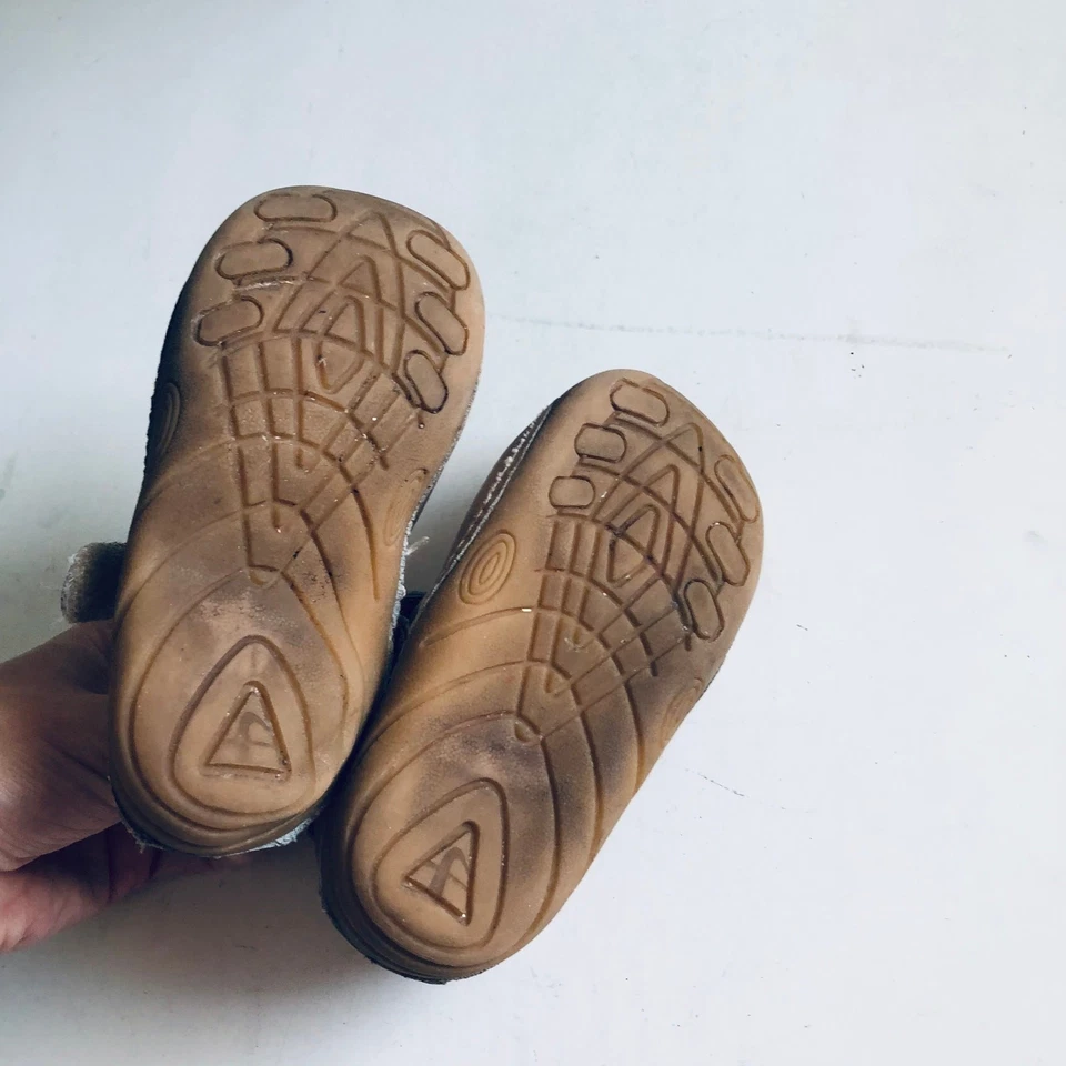 Zapato Mary Jane L'AMOUR 485 'Emily' Baby 7 Cuero Dorado Foto 4 de 4