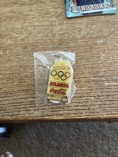 Atlanta Olympics 1896-1996 Lapel Pin Coca Cola Coke Hat Tokyo 2000