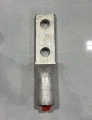 BURNDY 534493 YA29A3 ALUMINUM COMPRESSION HYLUG 2 HOLE 1/2'' 250Kcmil (1pc)