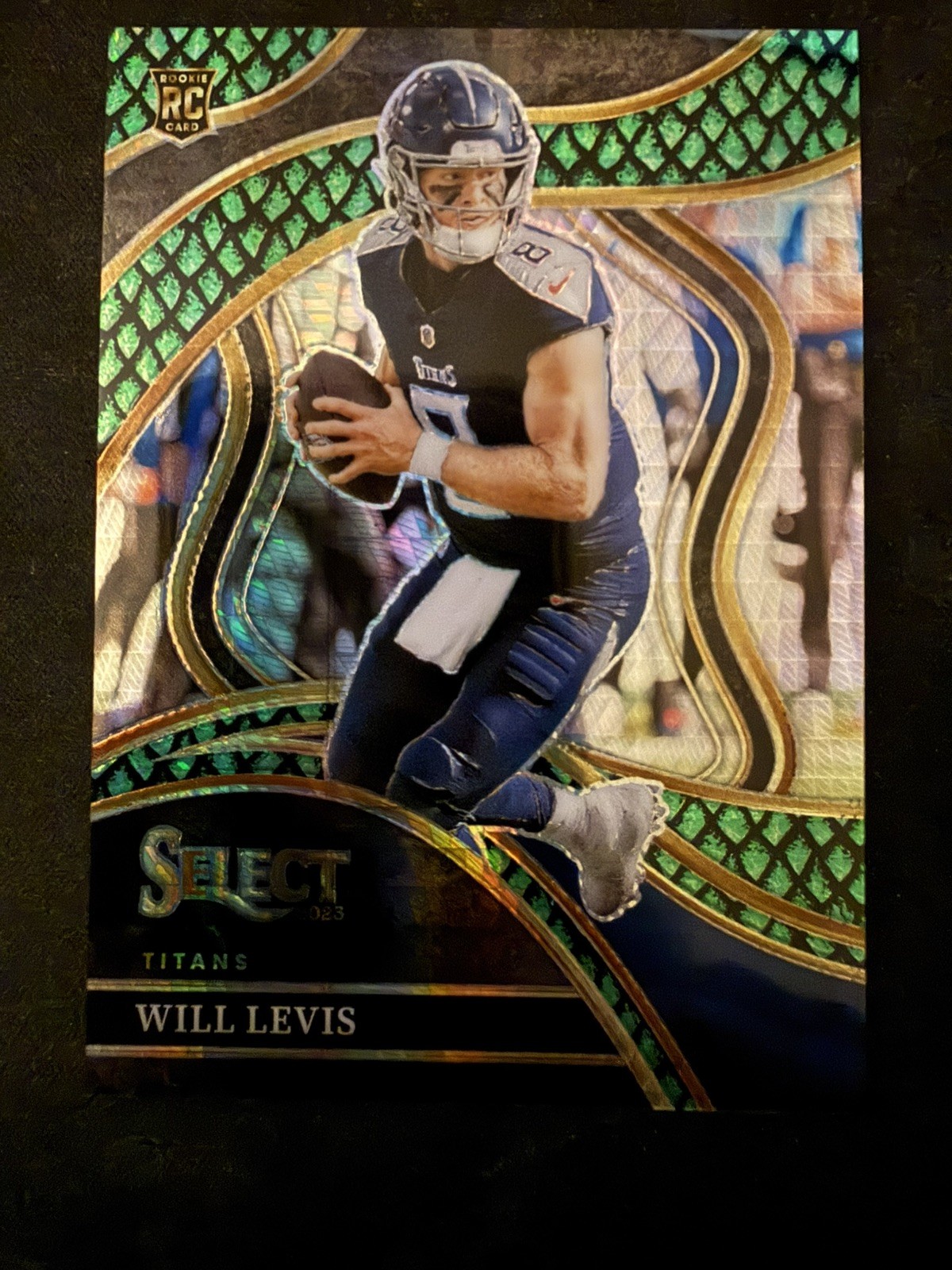 2023 Select Club level Dragon Scale Prizms 05/70 Will Levis Rookie #206 JW1