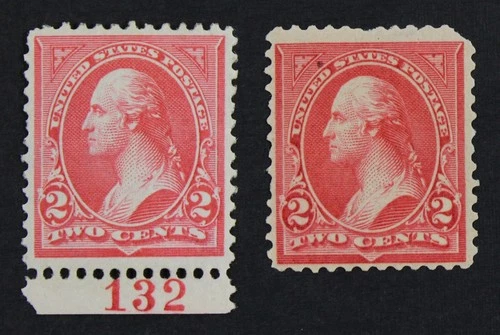 CKStamps: US Stamps Collection Scott#266 Unused Regum #267 Mint NH OG Tiny Tear