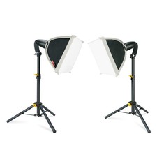 Lincostore Mini Softbox Lighting Kit 8x8inch, Table Top Photography Lighting ...