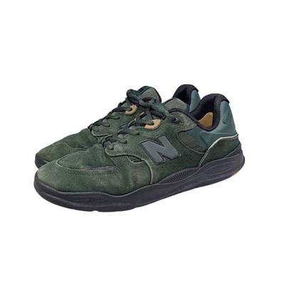 New Balance Numeric Tiago 1010 Suede Dark Green Mens Skate Trainers Size US 10.5