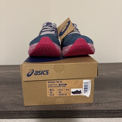 ASICS Women's Noosa Tri 16 Running Shoes  Winter Sea/bright Rose, Size 6.5