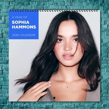 Sophia Hammons 2026 Wall Calendar 12-Month Celebrity Photo Calendar
