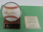 WILLIE MAYS Signed Official Rawlings MLB Baseball w/Stand  Score Board  Goldin