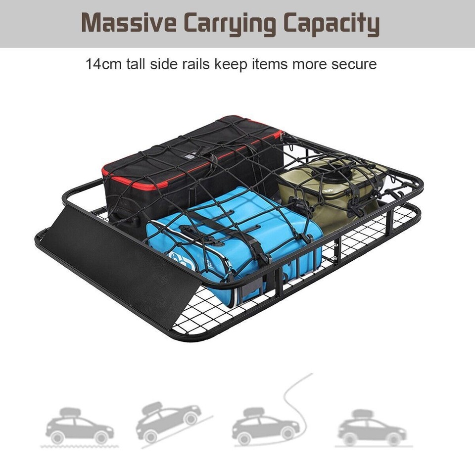 1PC Car Roof Top Rack Basket Luggage Bungee Net Cargo Mesh Carrier Cover Storage