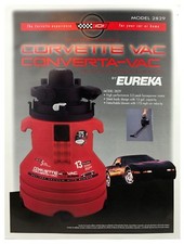 Vintage 1996 Eureka Full Page Ad for Corvette Vac Converta-Vac 2829
