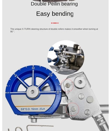 VBT-3 Rohrbiegemaschine Handklimaanlage Kupferrohrbiegemaschine - Bild 8 von 23
