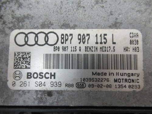Audi A3 8P 07-13 Motorsteuergerät CDAA 1.8 TFSI 118kW 160PS 8P7907115L - Picture 5 of 5