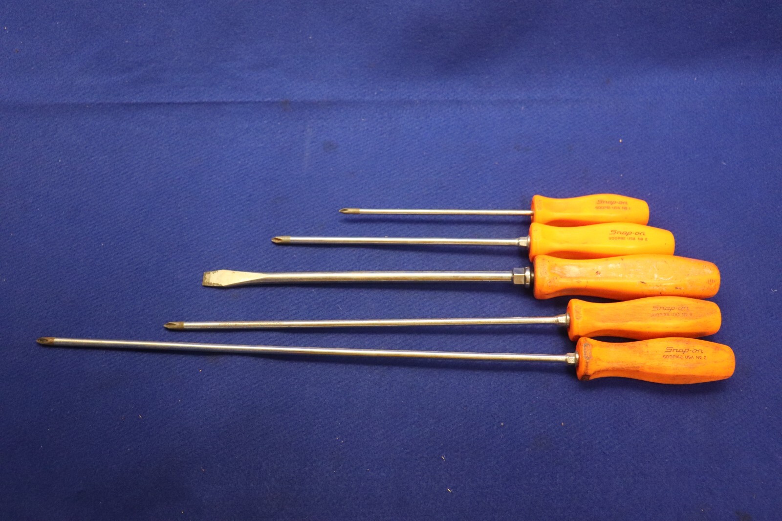 Assorted Set of 5 Snap On Screwdrivers eBay