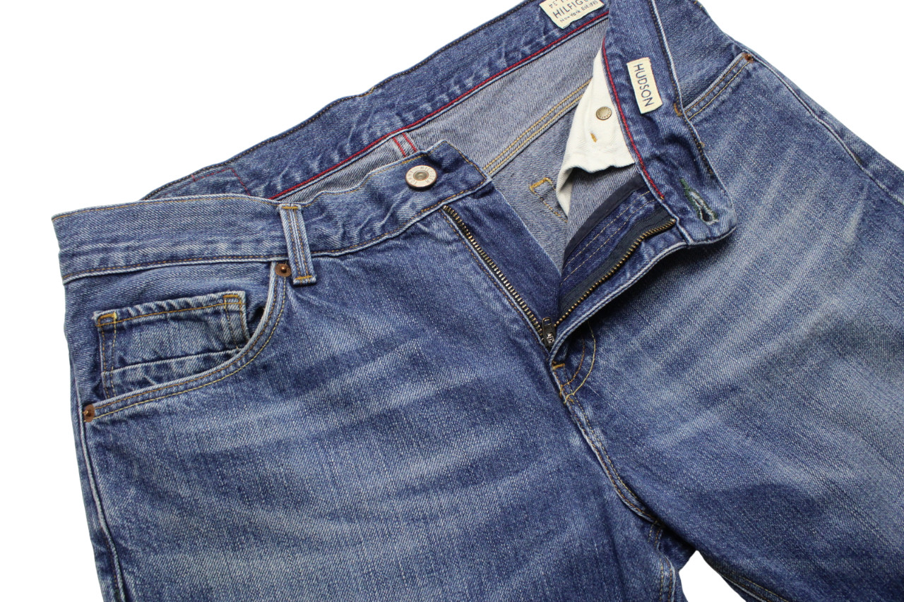 Tommy Hilfiger Jeans Men W34/~L31 Whiskers Zip Fly Regular Fit Faded Casual thumbnail 4