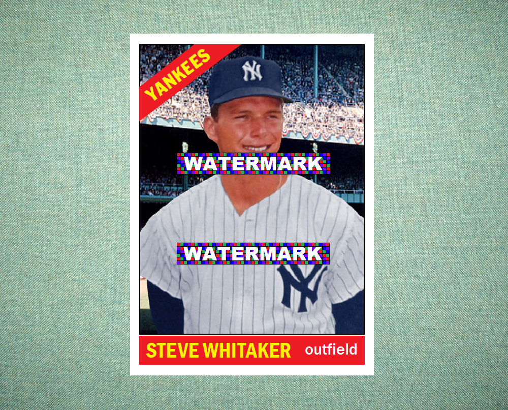 ChetBakerInNewYork他ArtBlakey,BillEvance Steve Whitaker New York Yankees 1966 Style Custom Baseball Art