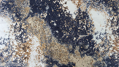Cotton Twill Spandex Galaxy Space Print Fabric By Yard European Made