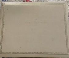 Vintage EMPTY White Photo Album White Pages NO PHOTOS 5x7 Photos Holson Brand.