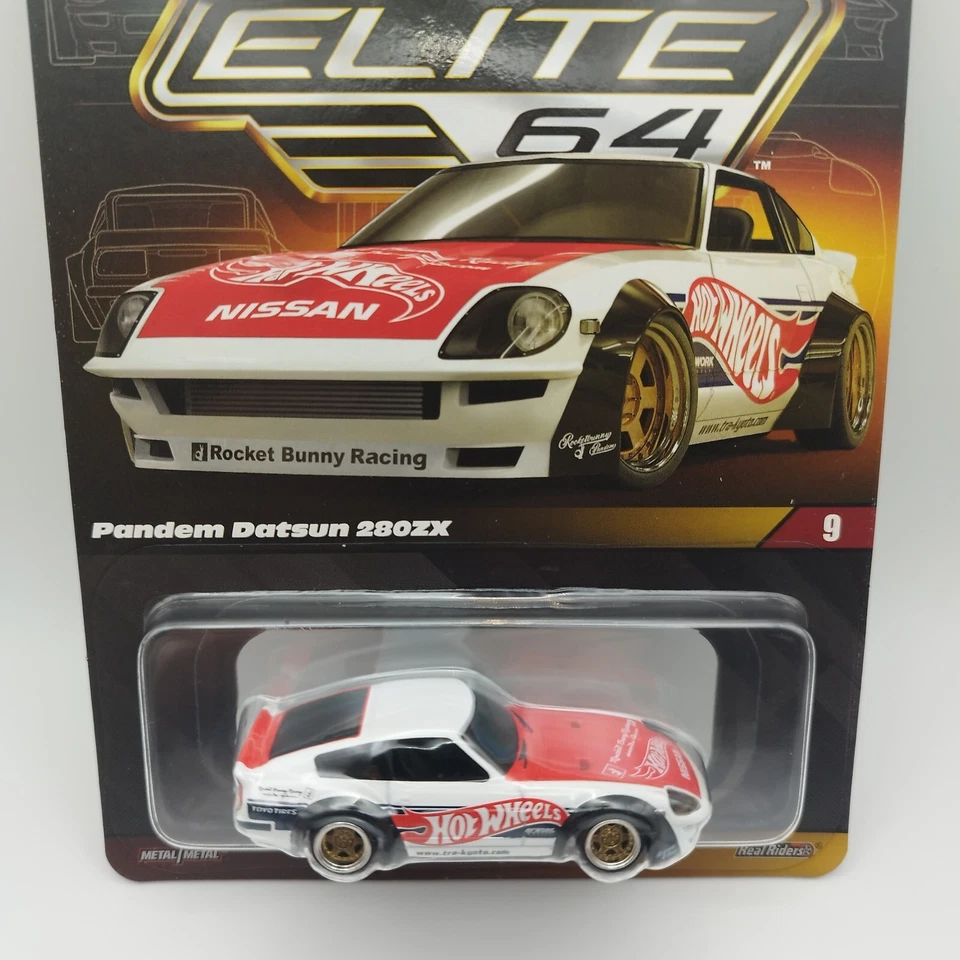 Hot Wheels Elite 64 Pandem Datsun 280ZX Rocket Bunny Blanc - HNJ59 - 1:64 - Photo 2/4