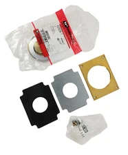 Wiremold Legrand 829CK-1 Brass Data Plate 1" Plug Assembled Floor Box Cover NEW