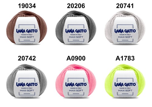 Merinowolle Lana Gatto Maxi Soft 100% Extrafeines Merino Garn 50 g auf 90 m - Bild 9 von 110