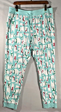 North Pole Trading Women's Pajama Pants XL Polar Bears Winter Tagless Pockets