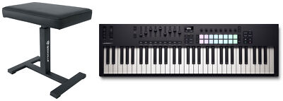 Novation LAUNCHKEY 49 MK4 49-Key USB MIDI Ableton Live Keyboard Controller+Bench