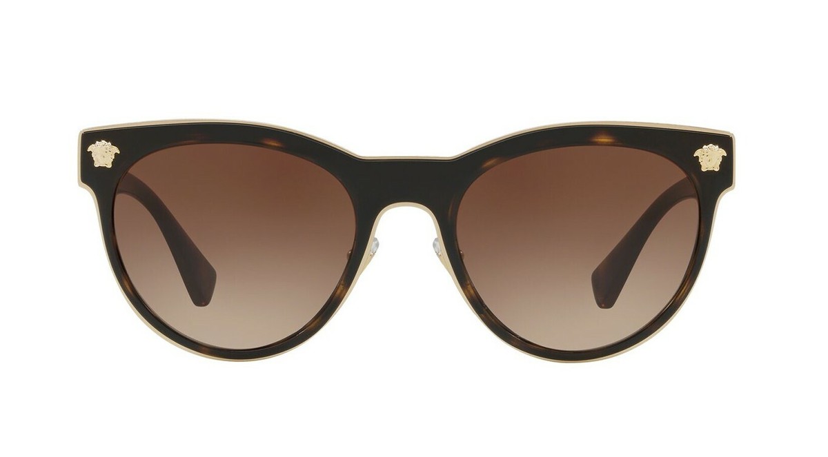 Versace MEDUSA CHARM VE 2198 Havana/Brown Shaded (1252/13 B  display picture 3