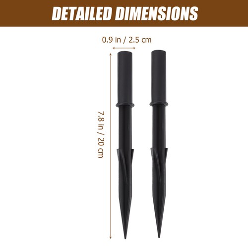 20Pcs Ground Spikes Stakes Replacement Solar Lights Spikes Garden Plastic US - Picture 12 of 12